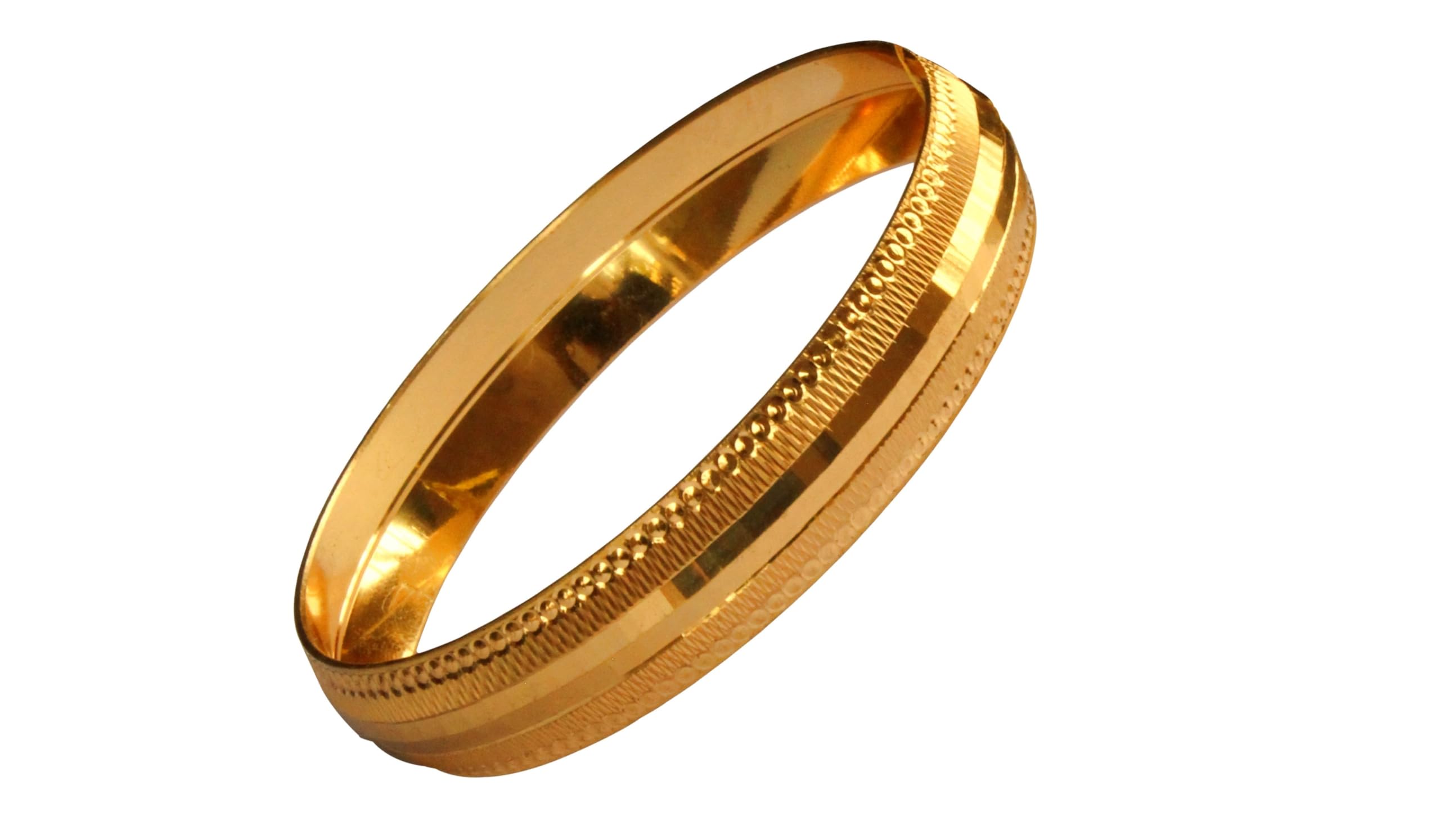 RKD Enterprises Trending Gold Plated Self Design Amritsari Gold Colour Sikh Kada for Men (2.12) (B0CGPVZ2MS) Amazon Price History, Amazon Price Tracker