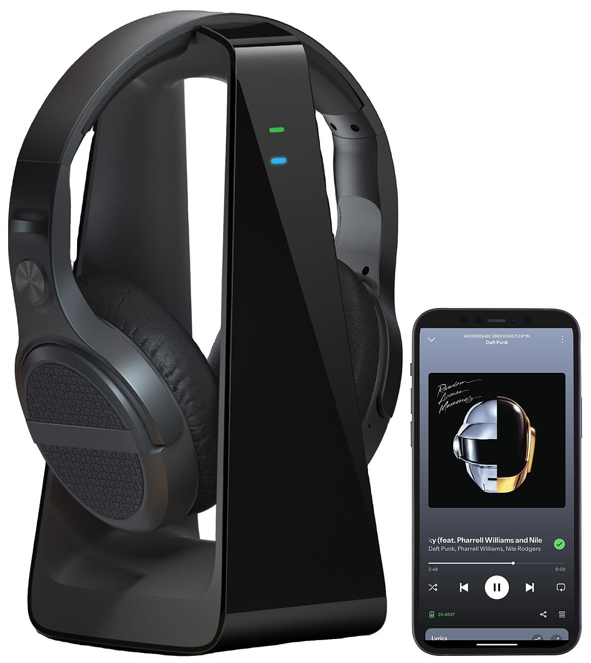 Casque TV sans fil OK-335 avec fonction bluetooth [auvisio]