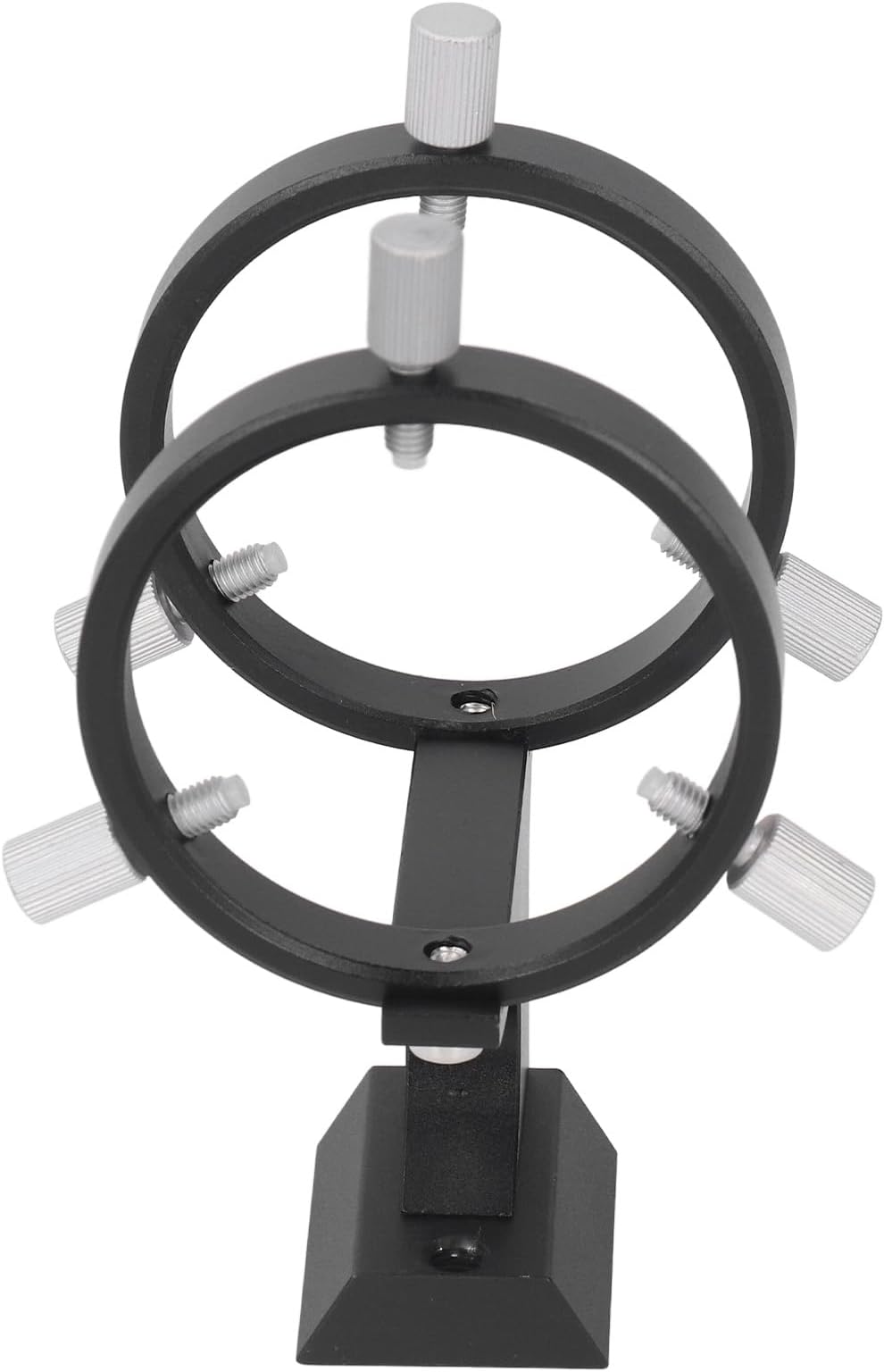 BROLEO Adjustable Finder Scope Bracket, Aluminum Alloy Telescope Pointer Bracket with 1/4 Screw, Suitable for 42-58mm Finder, Easy to Install and Use