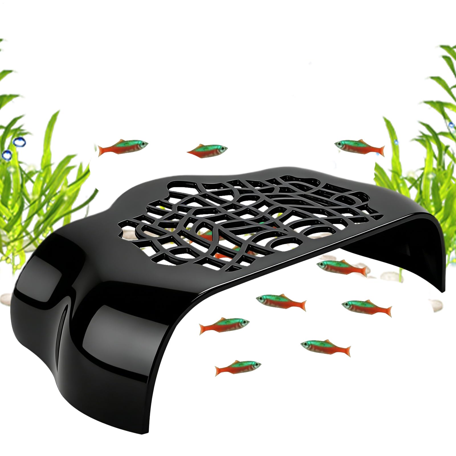 Shrimp Cave Small Fishes Tunnel Hides, Aquarium Hiding Shelter, Fish Tank Accessory, For Indoor Habitat Terrarium Home Office S-hrimp Reptile Crustacean