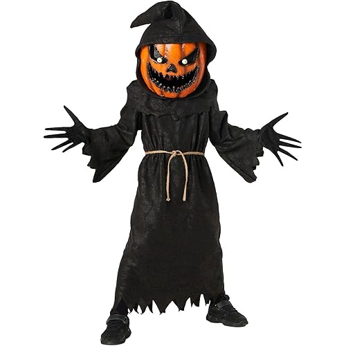 Morph Pumpkin Costume Kids, Pumpkin Grim Reaper Costume Kid, Halloween Costumes For Kids, Scary Halloween Costumes For Boys