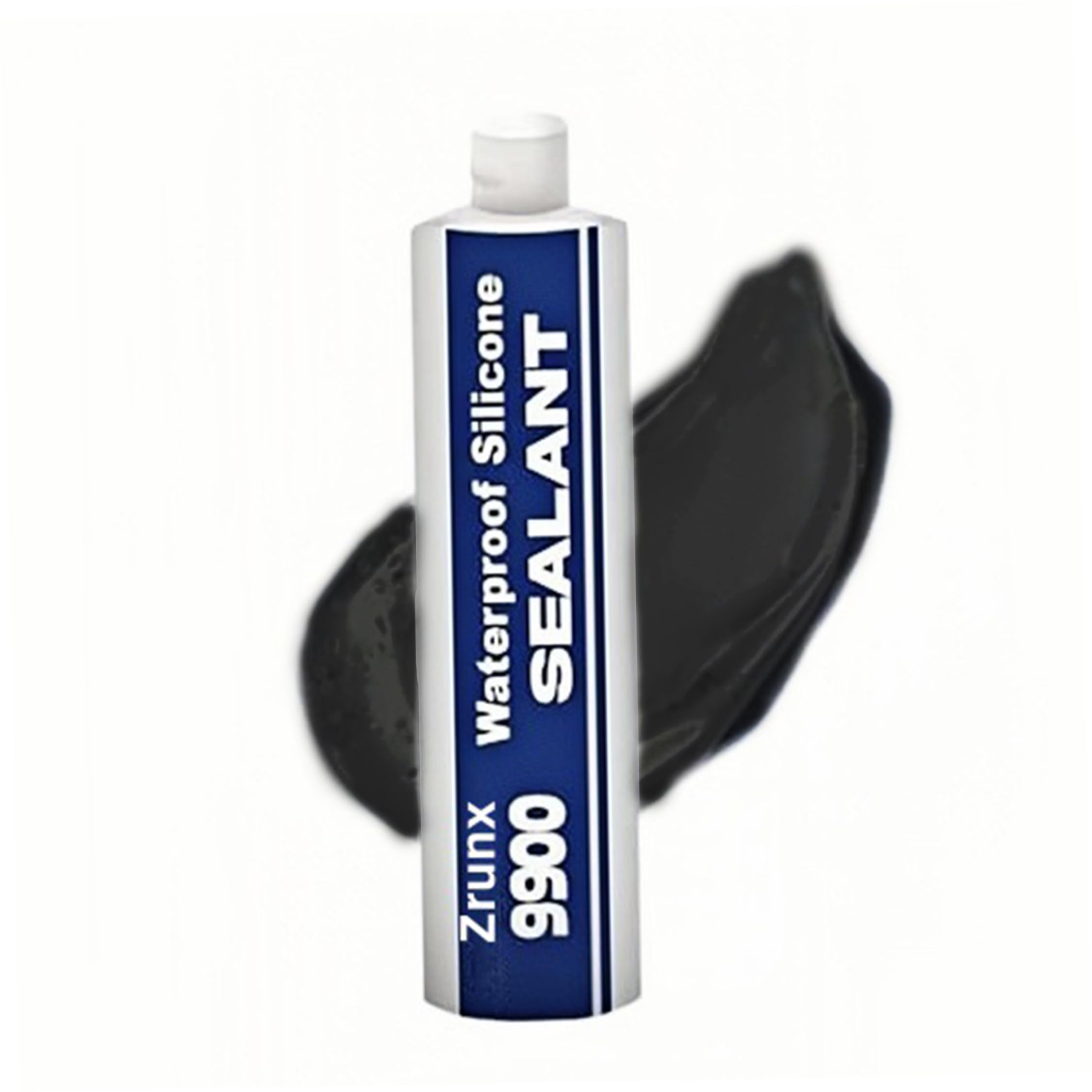 Silicone Waterproof sealant 9900 9900 Sealant Waterproof, Strong Super Bonding Structural Multi-Purpose for Bathrooms, (Black)