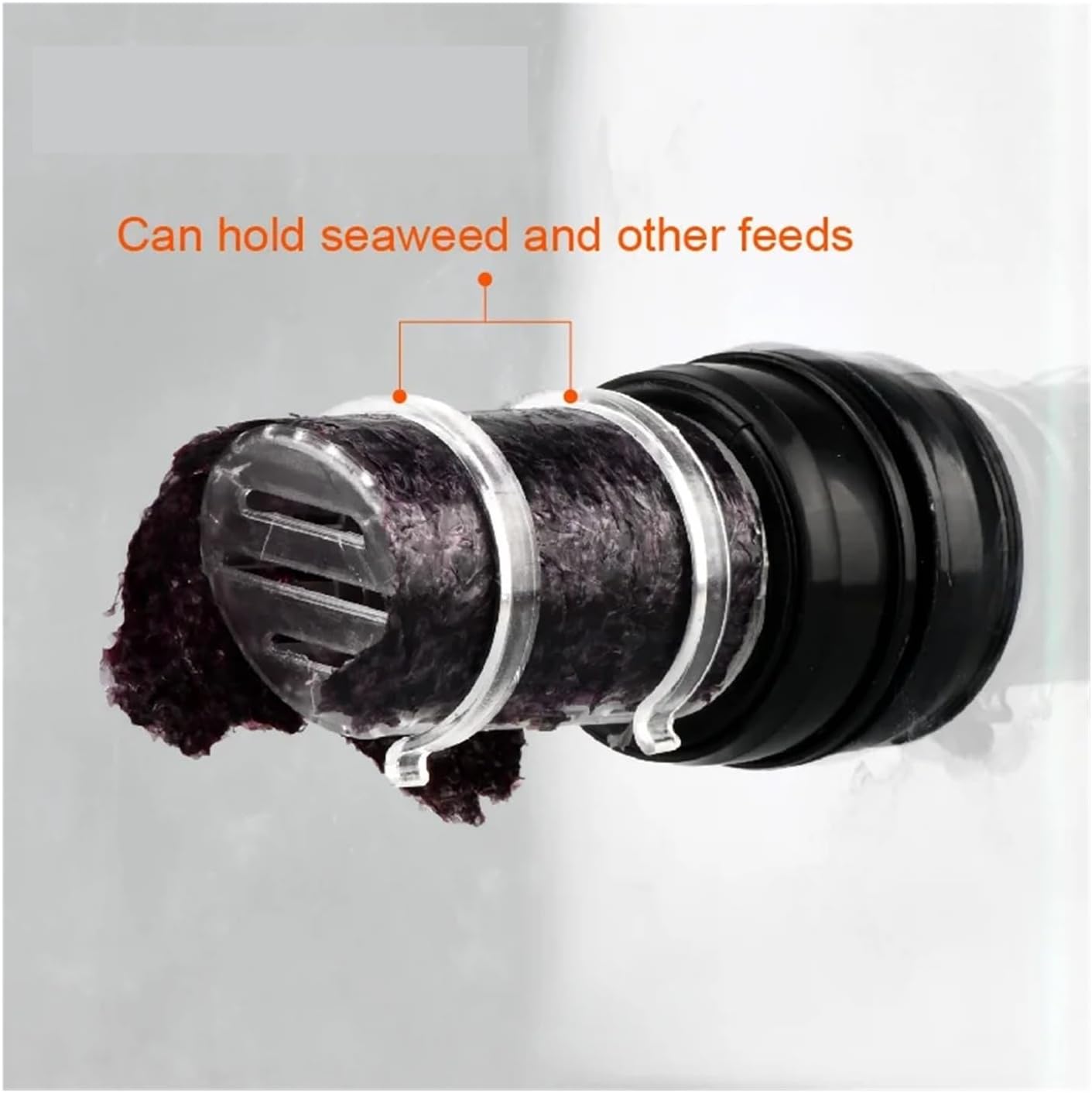 Compatible for VASTOCEAN Aquarium Magnetic Feeding Cup, Spot Feeder Tube for Frozen Food, Fish Tank Feeding Accessory