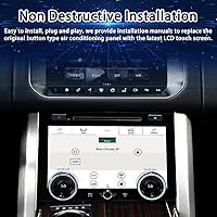 Vista 6 de Para 2013 2014 2015 2016 2017 Land Rover Range Rover Vogue HSE L405 AC Panel Actualización Control de clima Pantalla táctil Aire Acondicionado HVAC