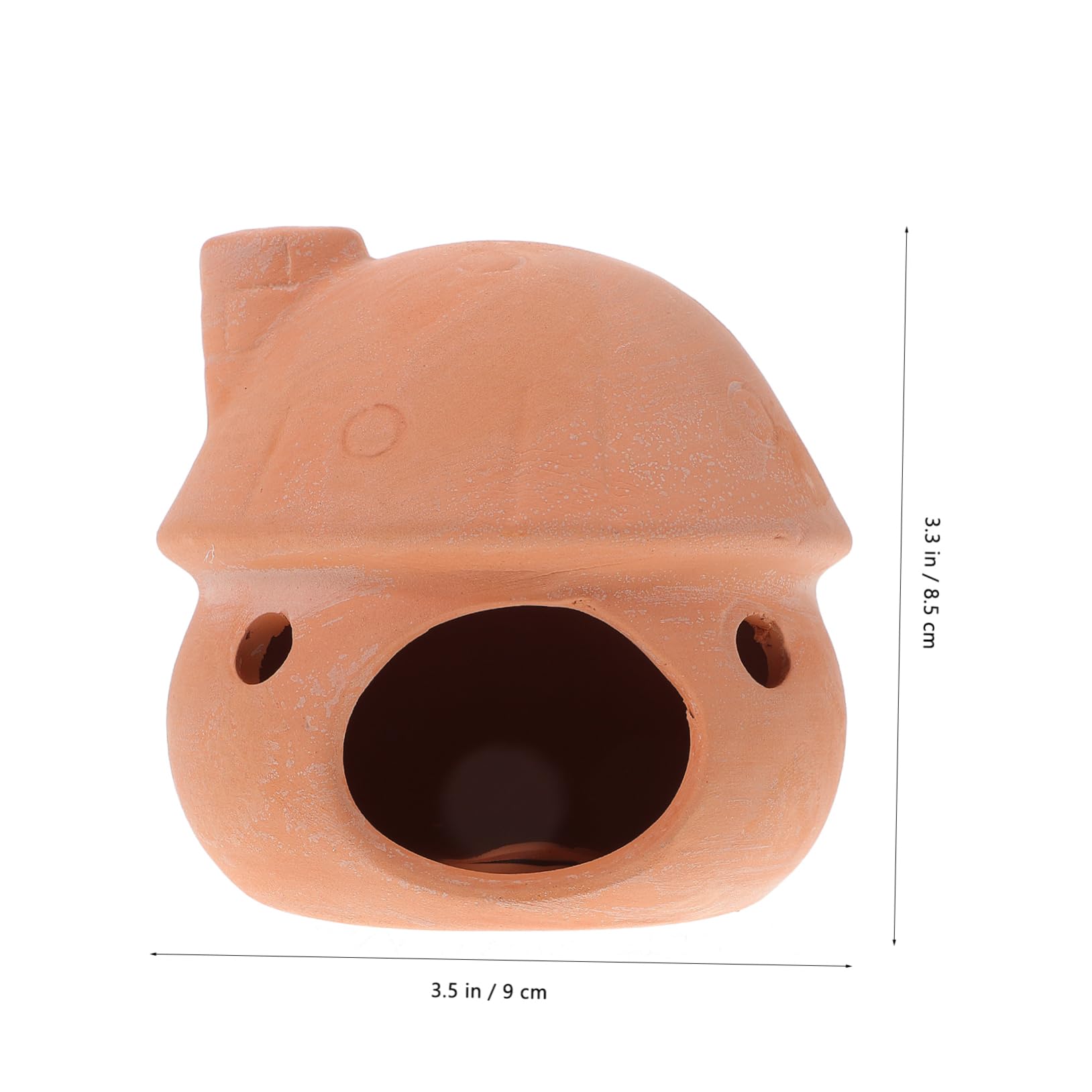 Toddmomy 5 Piezas pecera paisajismo Olla de Barro peceras Rocas Cuevas Refugio de camarones Tanques Planta decoración pecera Adornos pecera casa de Pescado escondite de pecera Arcilla