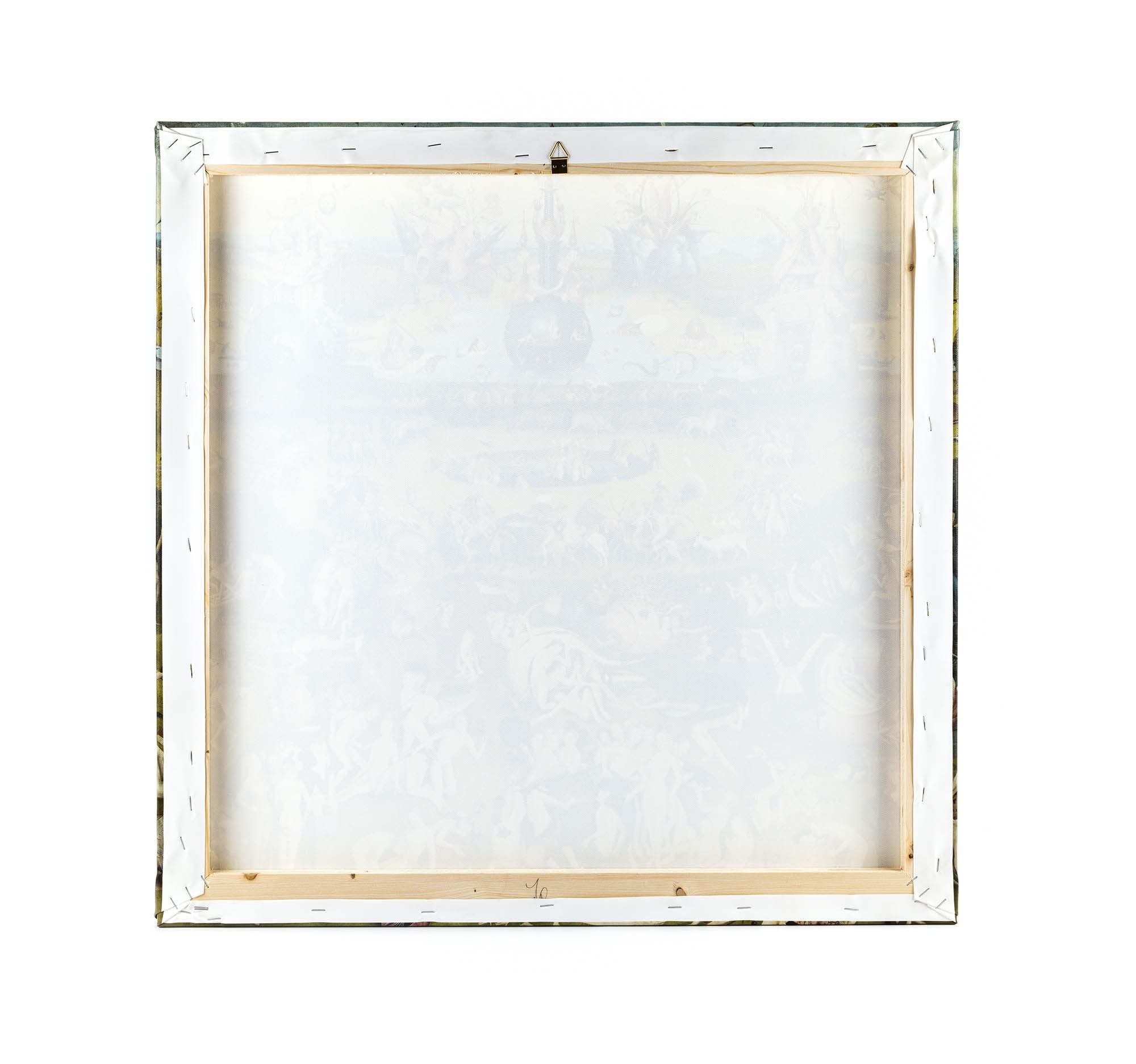 ShopArt - Quadro Effetto Pennellate Hieronymus Bosch Trittico del Giardino delle Delizie - Stampa Fine Art su tela Canvas Pronto da Appendere (cm 100 x 180)