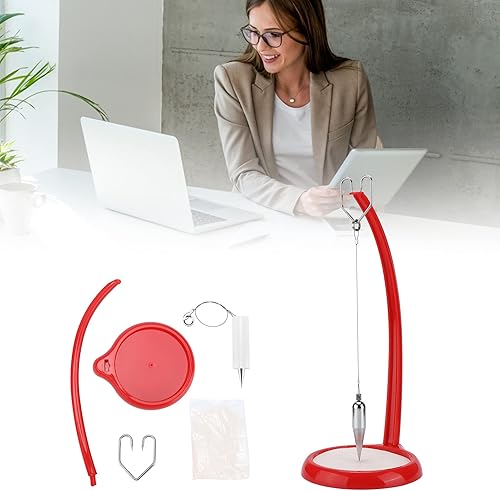 Miniatura 5 de Pssopp Péndulo de arena Pintura de arena Péndulo Gravedad Arena Péndulo Mesa de arena Escritorio Ciencia Educación Juguetes Ornamentos Rojo Arte de