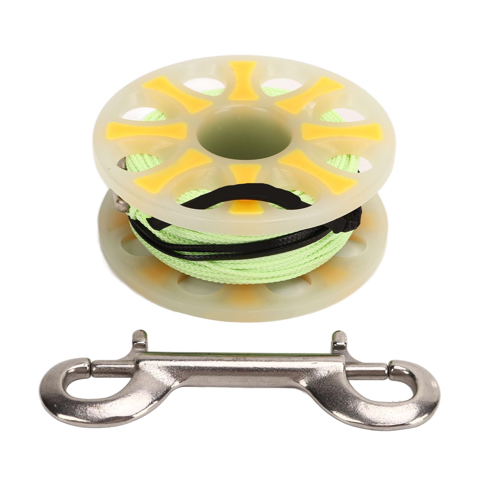 Zfpkxhvmg Orange Diving Finger Spool, Finger Reel Multicolor With 30M Night Reflective Flat Line And Double Hook(Orange)