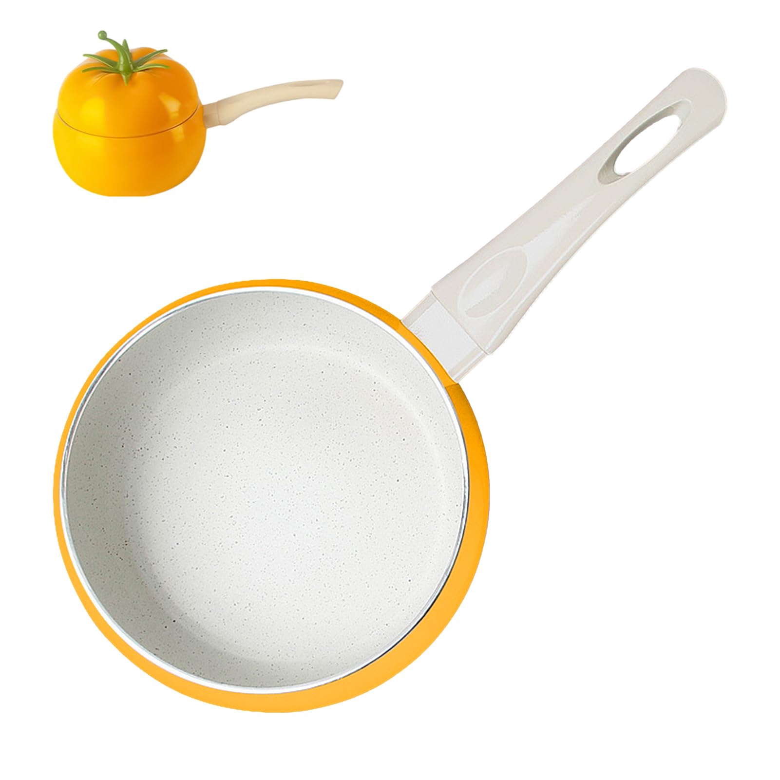Sartén con forma de tomate, olla para espaguetis con mango, olla para fideos instantáneos de larga duración, olla para fideos instantáneos coreanos, olla para fideos al huevo, olla para fideos de | fideos instantáneos de larga duración, olla para fideos i