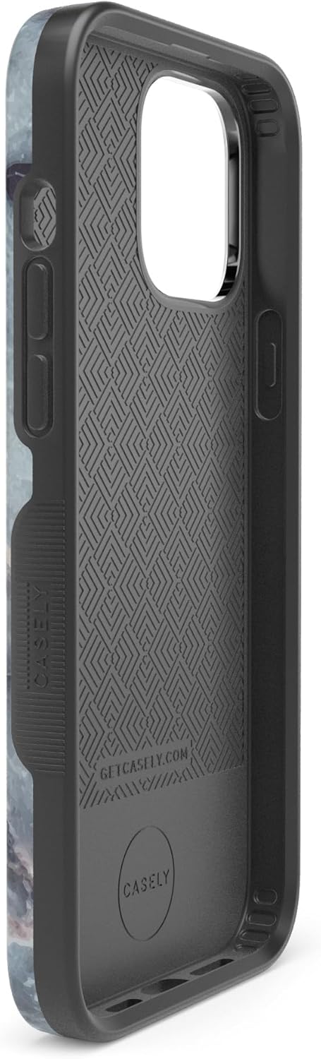 Casely iPhone 14 Pro Case | Deep Sea | Blue Marble | Bold Protective Design | Compatible with MagSafe