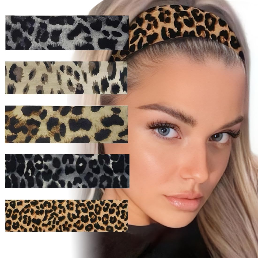 Bandeaux De Sport, 6 Pcs Bandeau Cheveux Femme, Bandeaux De Sport É