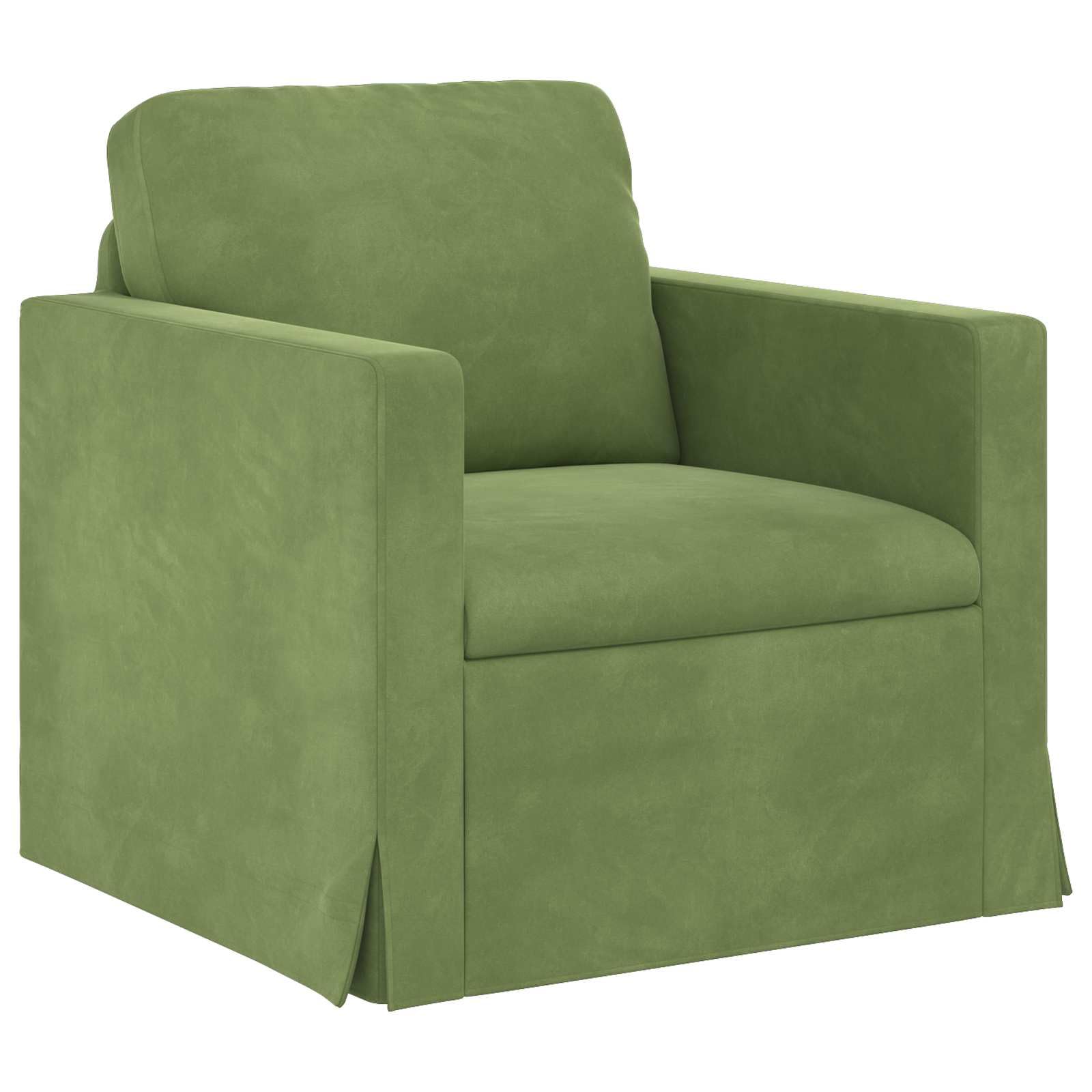 Sofa zestaw 2-częściowy jasnozielony aksamit 228 x 78 x 80 cm z czarną ramą do salonu i pokoju gościnnego, modułowa kanapa z nogami, wygodne dopasowanie i stylowe wzornictwo