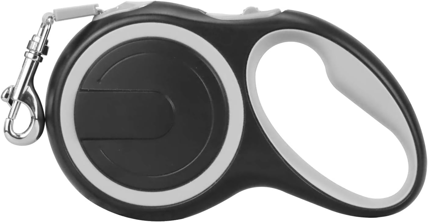 Retractable Dog Leash 16 ft Dog Leash for Small to Large Dogs Up to 110 lbs, Easy Single Lock/Release Button and Ergonomic Handle Heavy…