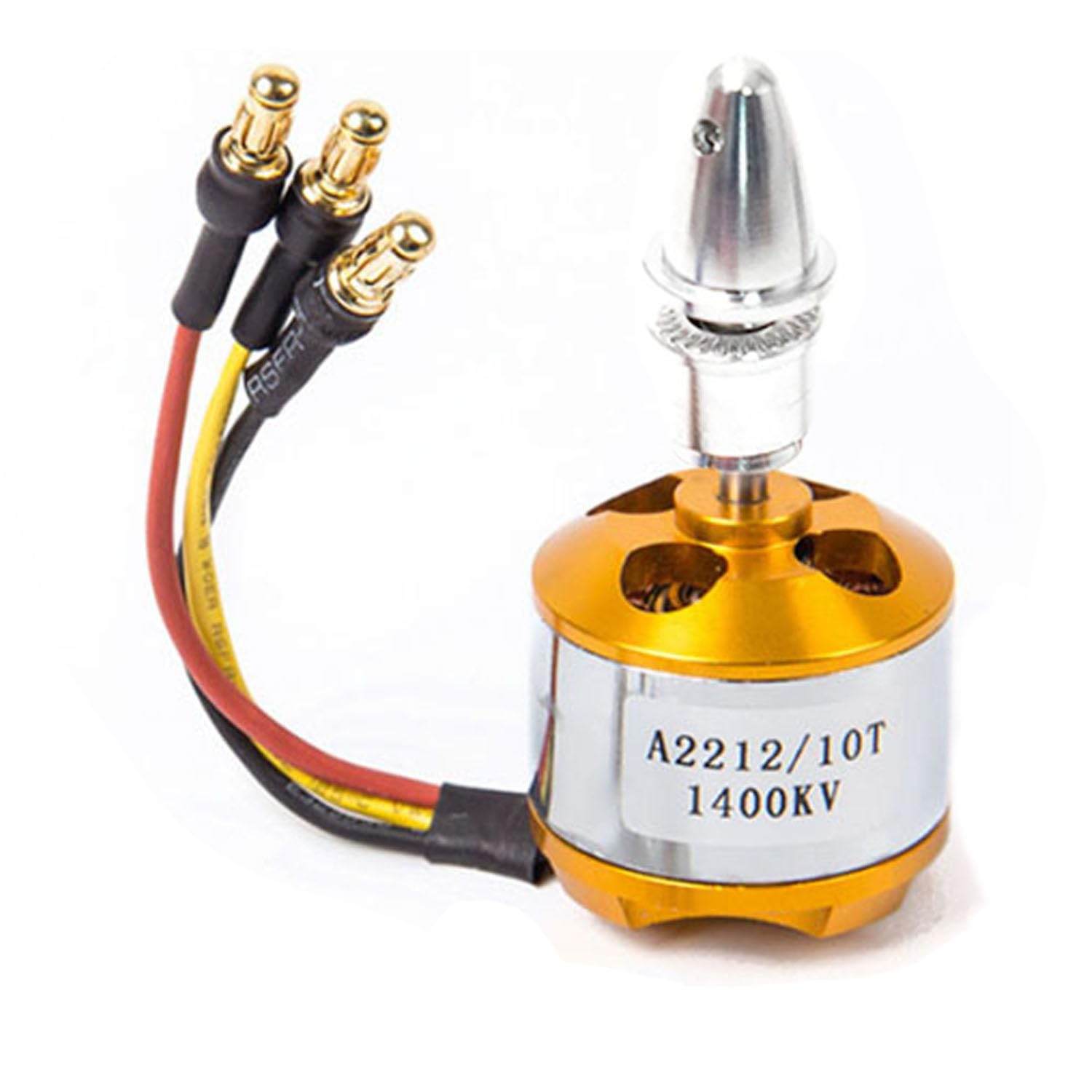 A2212 1400KV Motor Outrunner sin escobillas 10T Controlador de motor sin escobillas de alta potencia para aviones RC/Multicopter 4/6 ejes Quadcopter (4 piezas)
