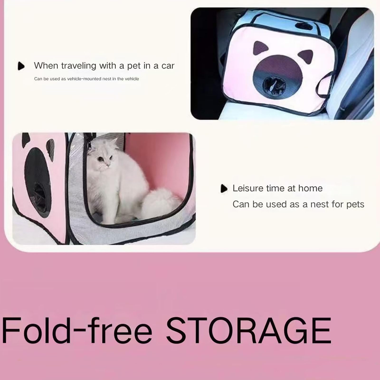 Scatola asciugabiancheria per cani e gatti, asciugatura efficiente a 360°, portatile, asciugatura rapida 10 minuti, materiale resistente antigraffio, anti-pelo, per la toelettatura della casa e i