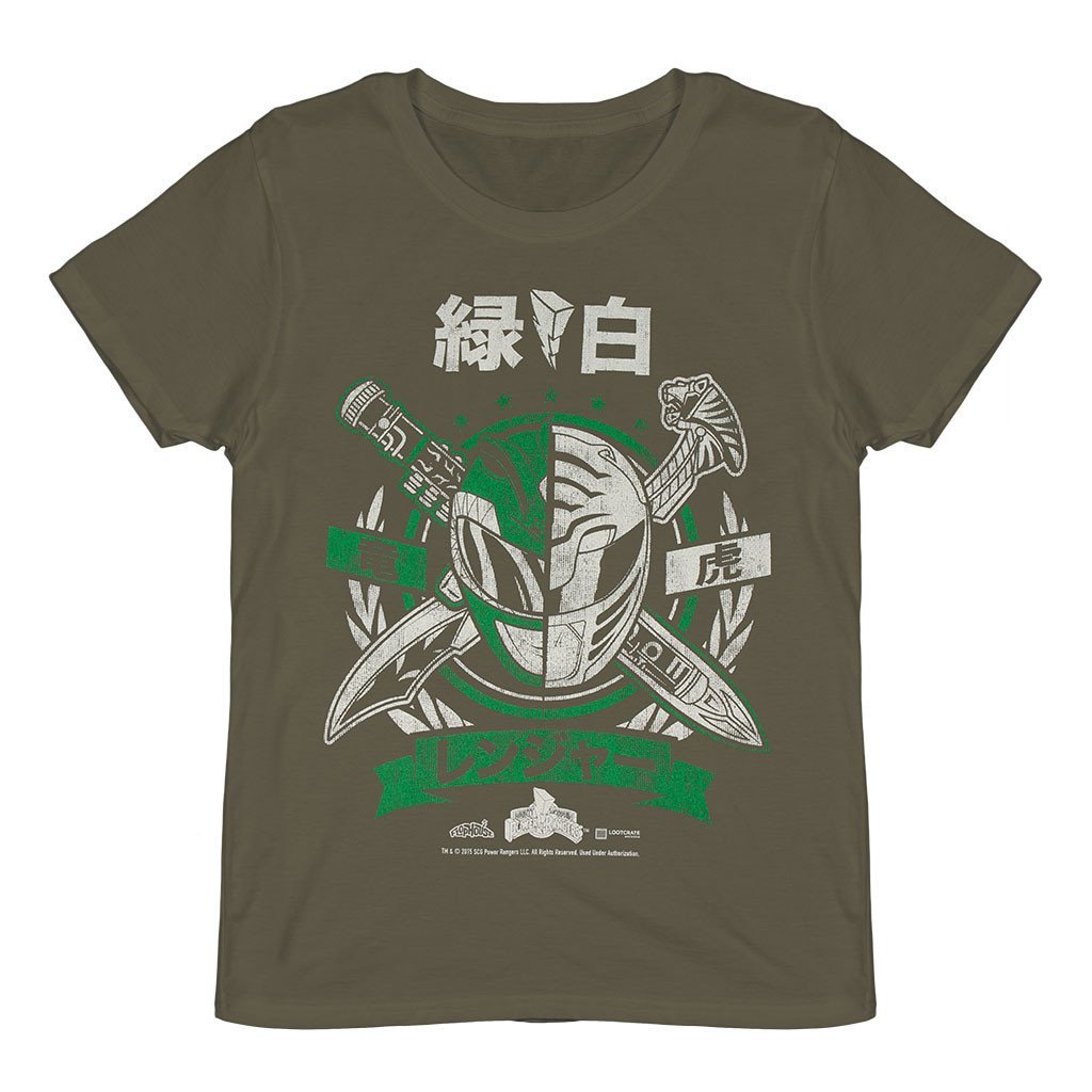 Mighty Morphin Power Rangers Green Ranger T Shirt Exclusive May