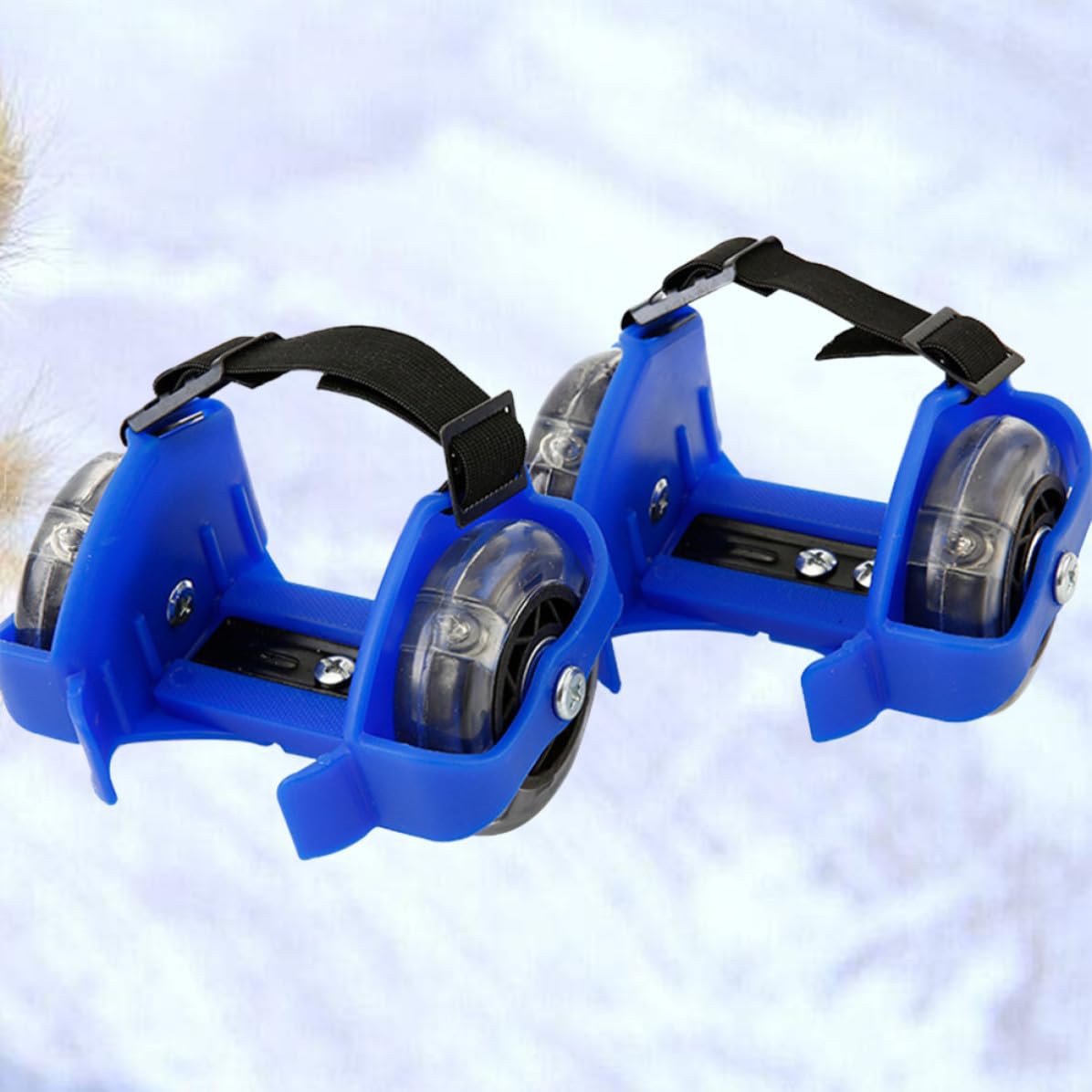 Patines para Ajustables Ruedas Luminosas Azules, Diseño Resistente y Tornillo Ajustable para Práctica de Patinaje al Aire Libre