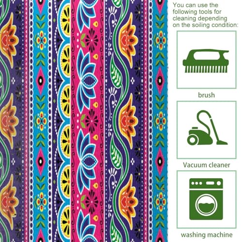 Tapis de cuisine antidérapant et lavable : lot de 2 absorbants - 4