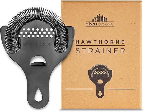 Miniatura 10 de A Bar Above Colador de cobre antiguo para cóctel  Colador de bar con resorte de alta densidad  Colador de bebidas de cobre antiguo espejo  Colador