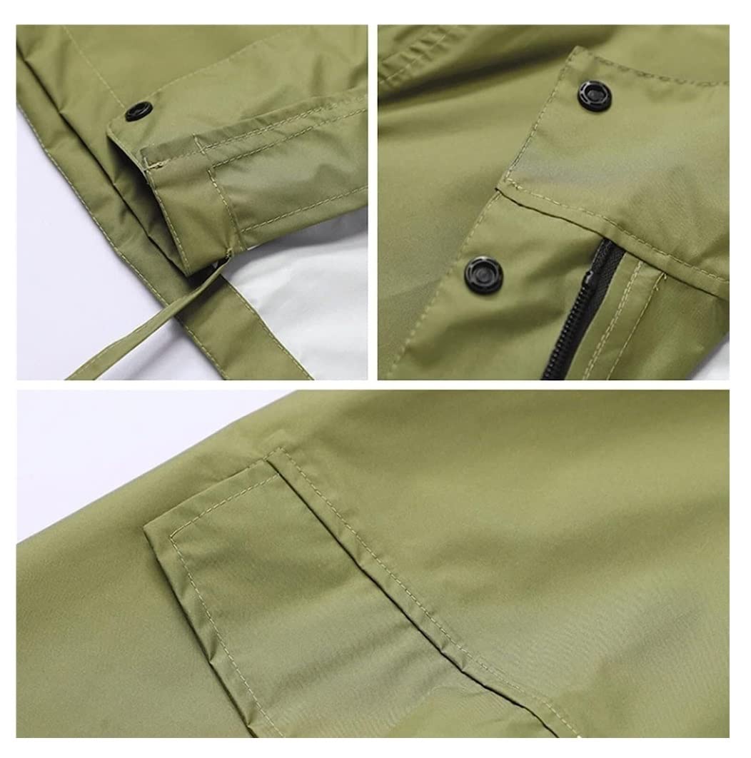 Capa de Lluvia Reutilizable Chubasquero Mujer Hombre Impermeable Poncho Capa De Lluvia Universal Ropa de Agua para Exteriores