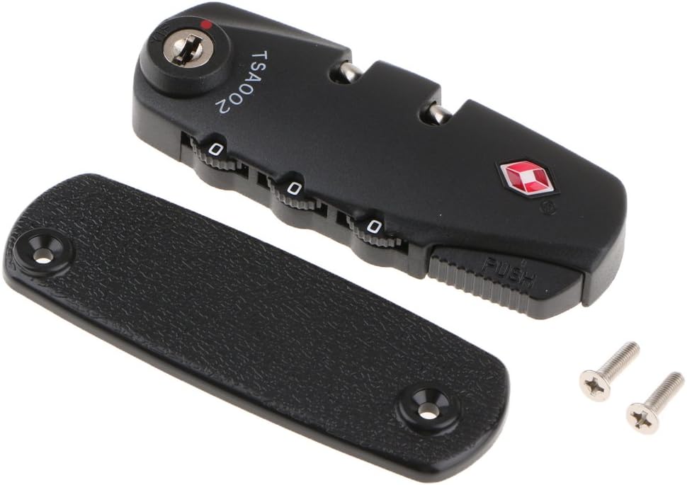 perfk Dial Locks Maleta de Equipaje TSA Aduana Incorporada Cerradura de Combinación TSA002 Inspección de seguridad especial