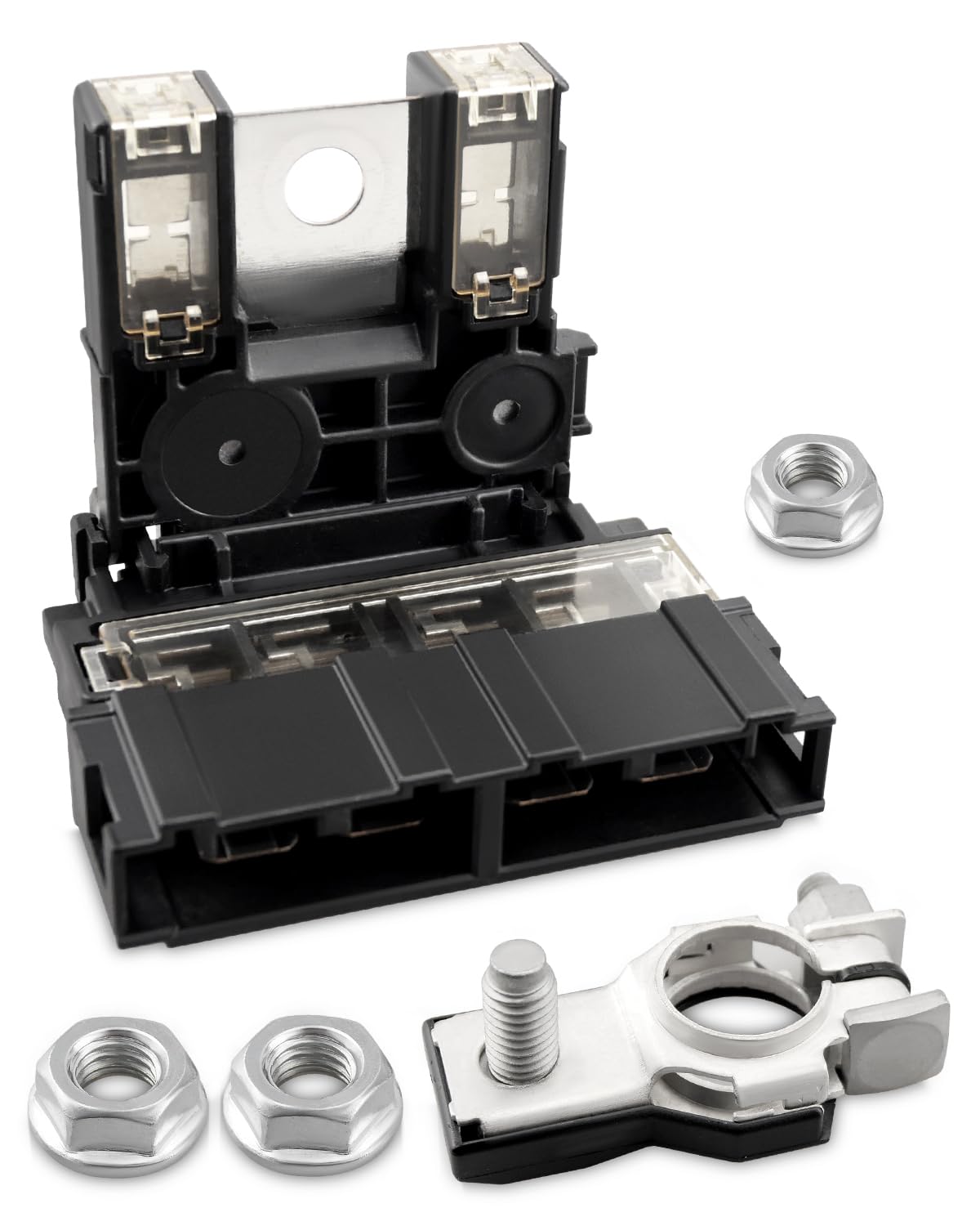 ANODZU 24380-89914 2438089914 Battery Fuse and Positive Battery Terminal Fit for Nissan Armada Frontier Pathfinder XTerra Fit for Infiniti QX56 QX80