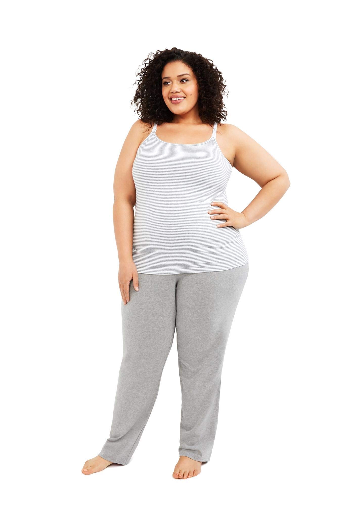 Motherhood Maternity Women's Side Ruched Waist Under the Belly Knit Pajama and Lounge Pant S-3X