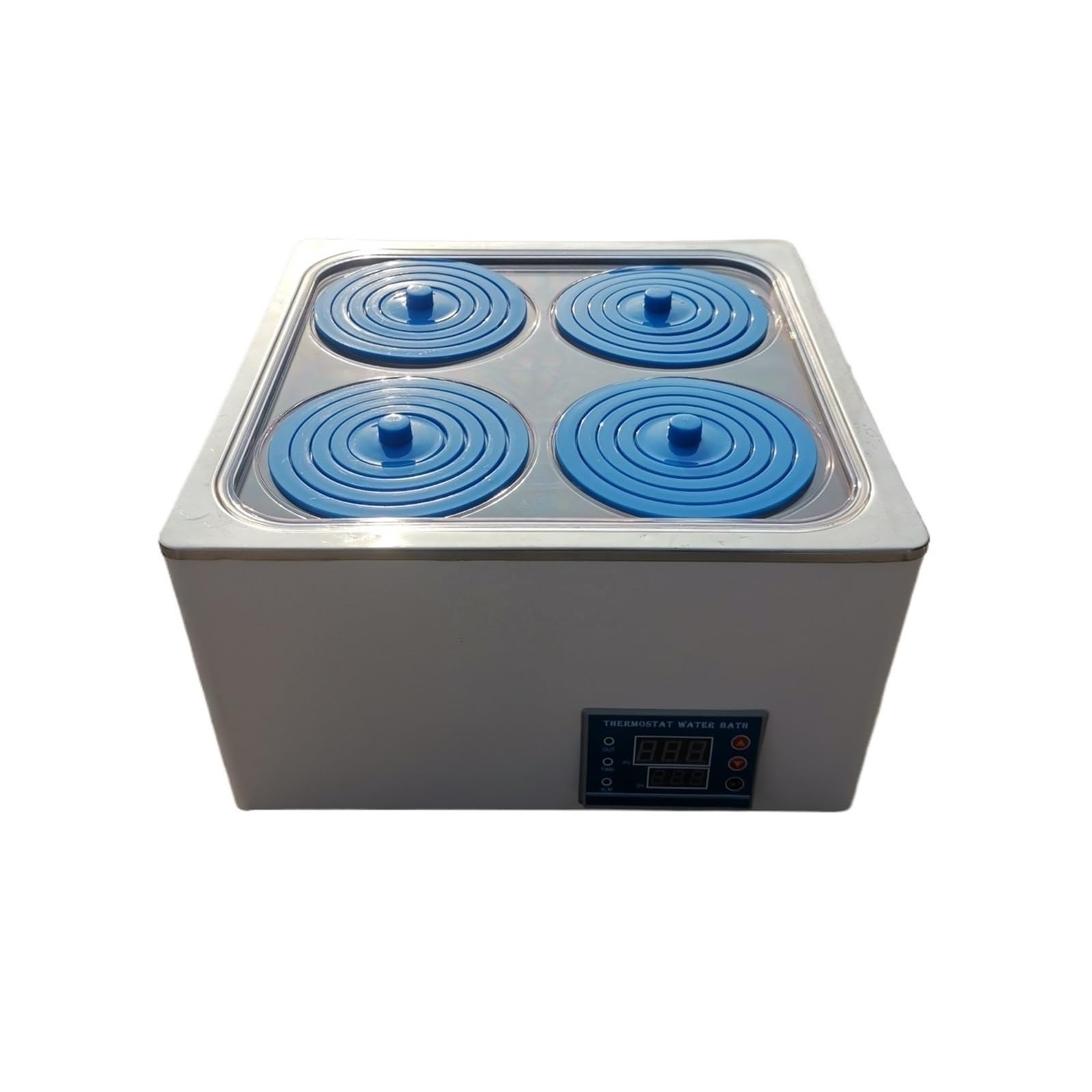 Digitales Thermostat-Wasserbad Mit 2 Reihen Und 4 Löchern For Das Labor Konstanter Temperatur GleichmäßIge Beheizung