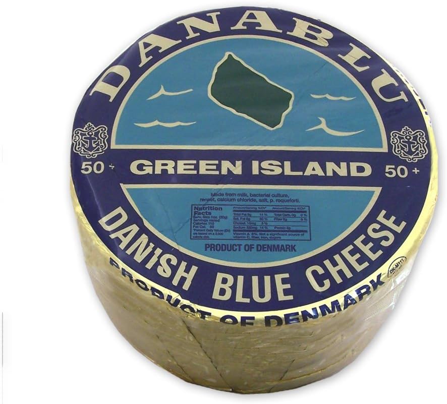 Danish Blue Cheese - Approx. 6 Lb-Wheel or (3lb 2 wheels)