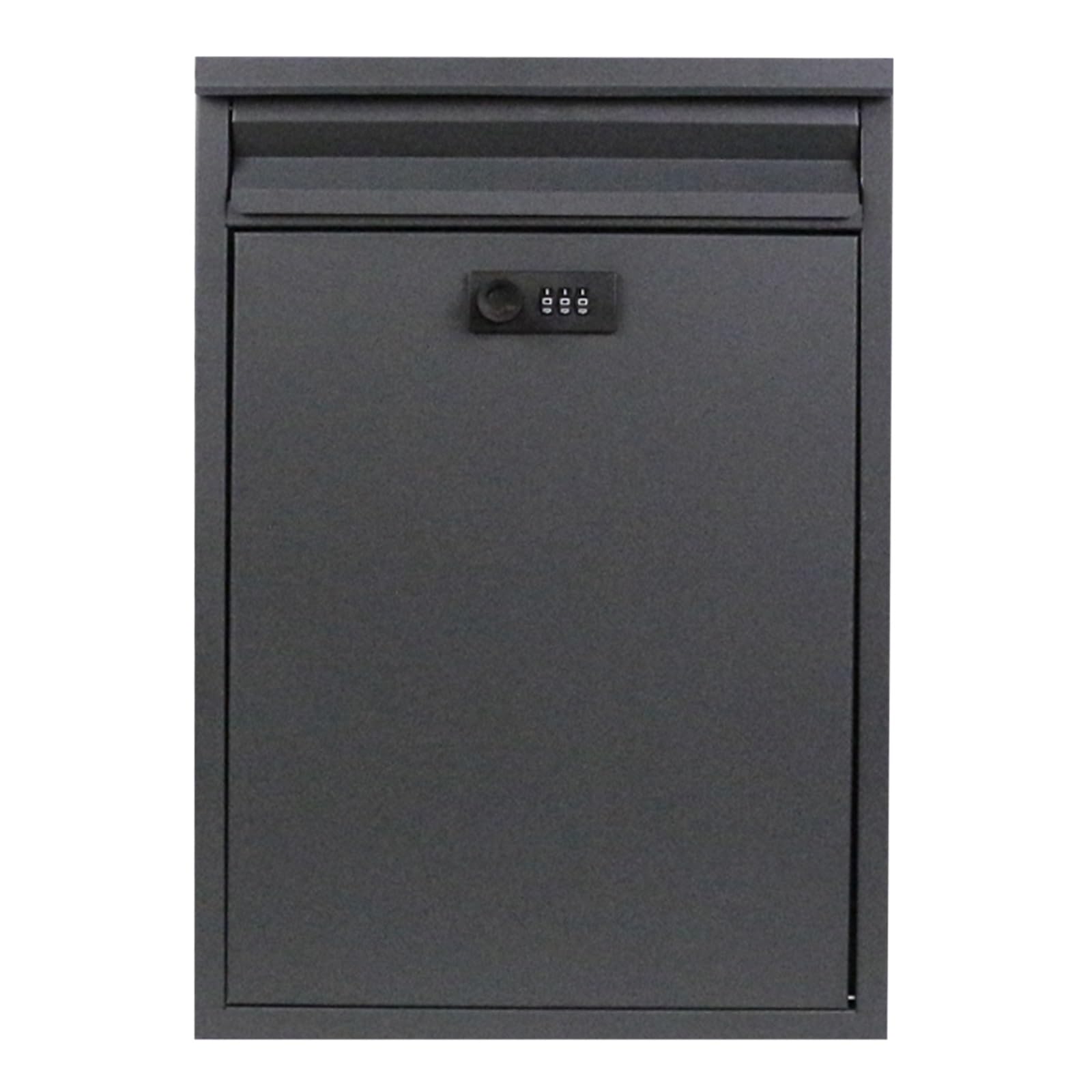 NQNFWCRJ Home Wall Mounted Mailbox with Adjustable Combination Lock Galvanized Sheet Mailboxes Outdoor Rainproof Parcel Boxes Multiple Colors Available