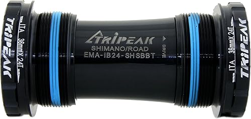 Miniatura 8 de TRiPEAK Soporte inferior BSA/ITA/C60/CR1/T47, con rodamientos de acero para bielas Shimano Hollowtech II de 0.945 in, con rosca BB compatible