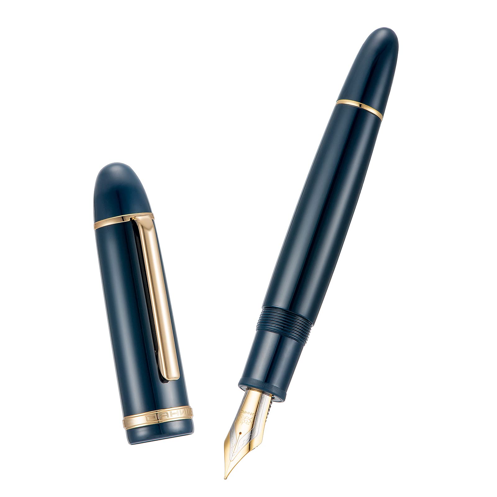 4 pièces couleurs assorties Jinhao X159 ensemble de stylo plume acrylique, taille 8 plume extra fine Design classique stylo d'écriture lisse avec convertisseur