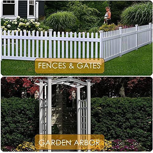 Kdgarden Fence Post Anchor Metal Ground Spike Heavy Duty Black Coated Powder Fence Stakes Post Support Base For 4"X4" Mailbox Or Fence Post, 24"X4"X4" Outer Dia (3.5"X3.5" Inner Dia), Pack Of 4 #TOP6