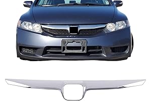 Front Chrome Grille Grill Molding 2009-2011 Honda Civic Hybrid