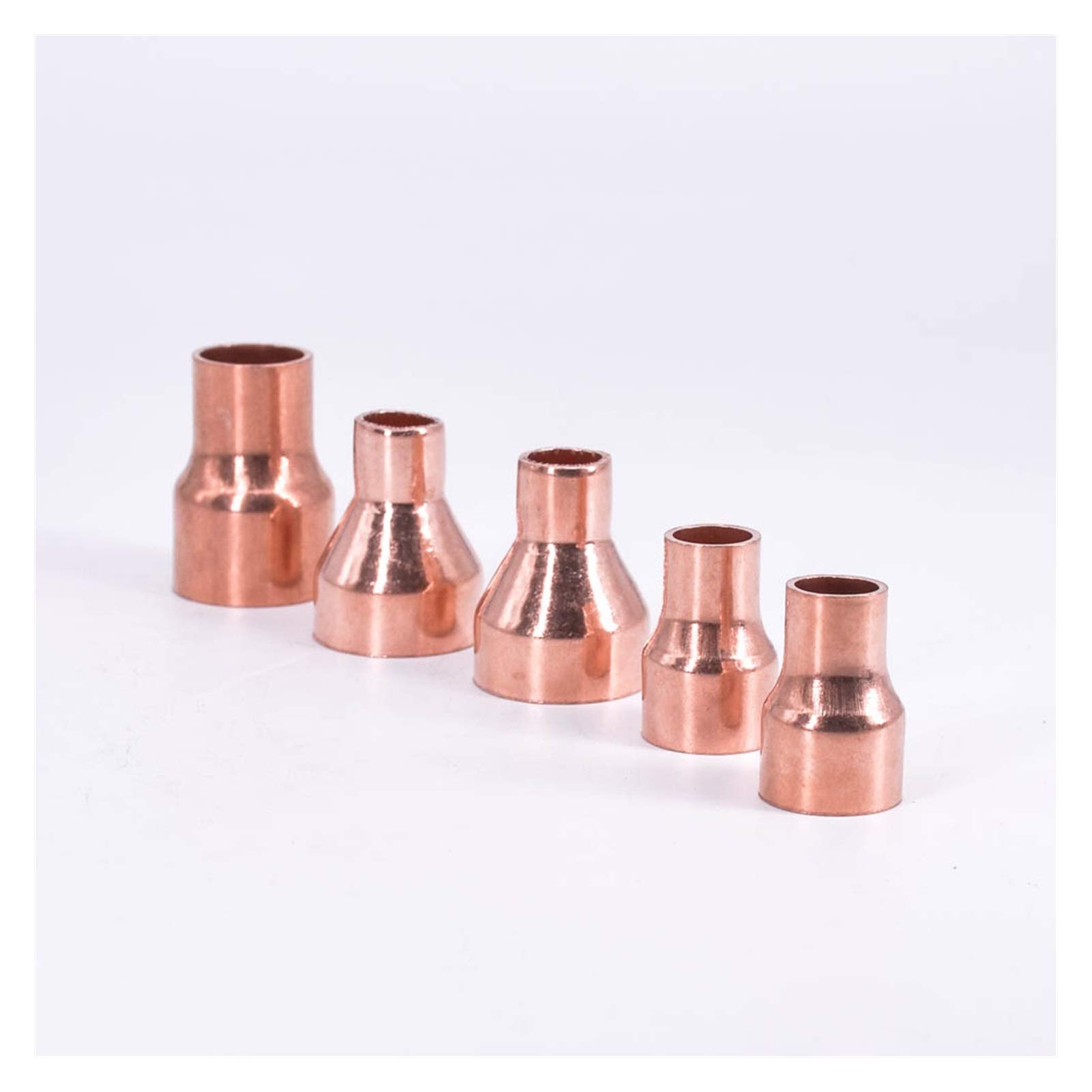 Connettore per tubo da giardino da 16, 19, 22 mm a 6,35, 8, 10, 12,7, 15 mm di diametro interno, estremità in rame al 99,9%, agente riducente dello stagno per ridurre i raccordi idraulici, utilizzat