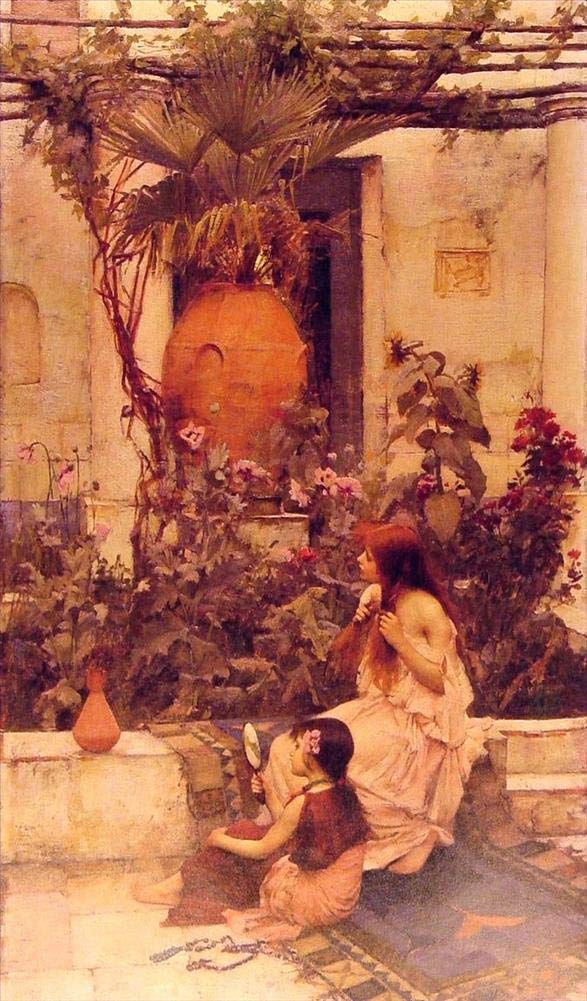 Peintures sur toile de Capri par des professeurs pour salons chics