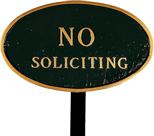 Miniatura 4 de SP-11sm-BS-LS - Placa ovalada pequeña de color negro y plateado con estaca de césped de 23 pulgadas