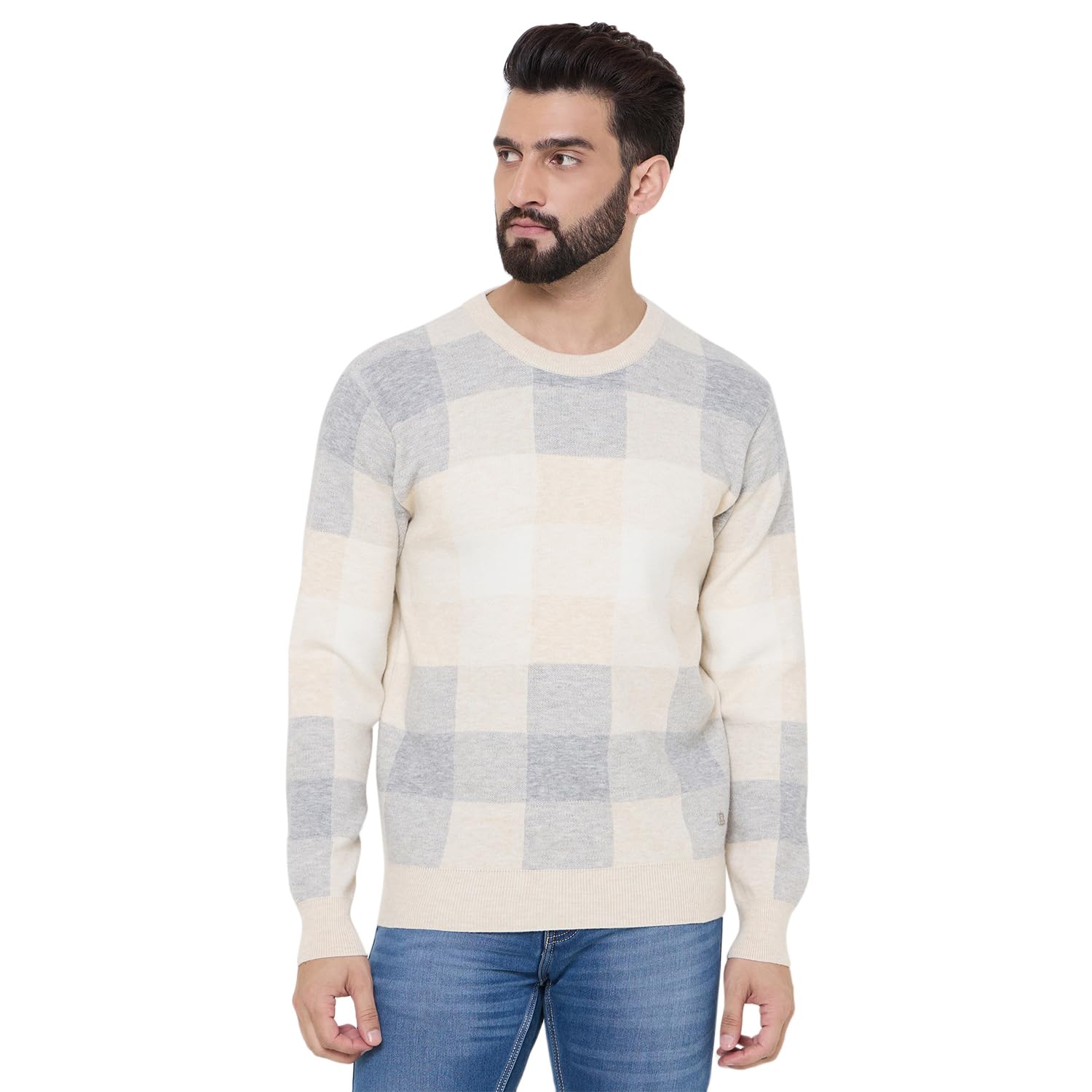 duke Men's Acrylic Blend Casual Pullover Sweater-picture-23