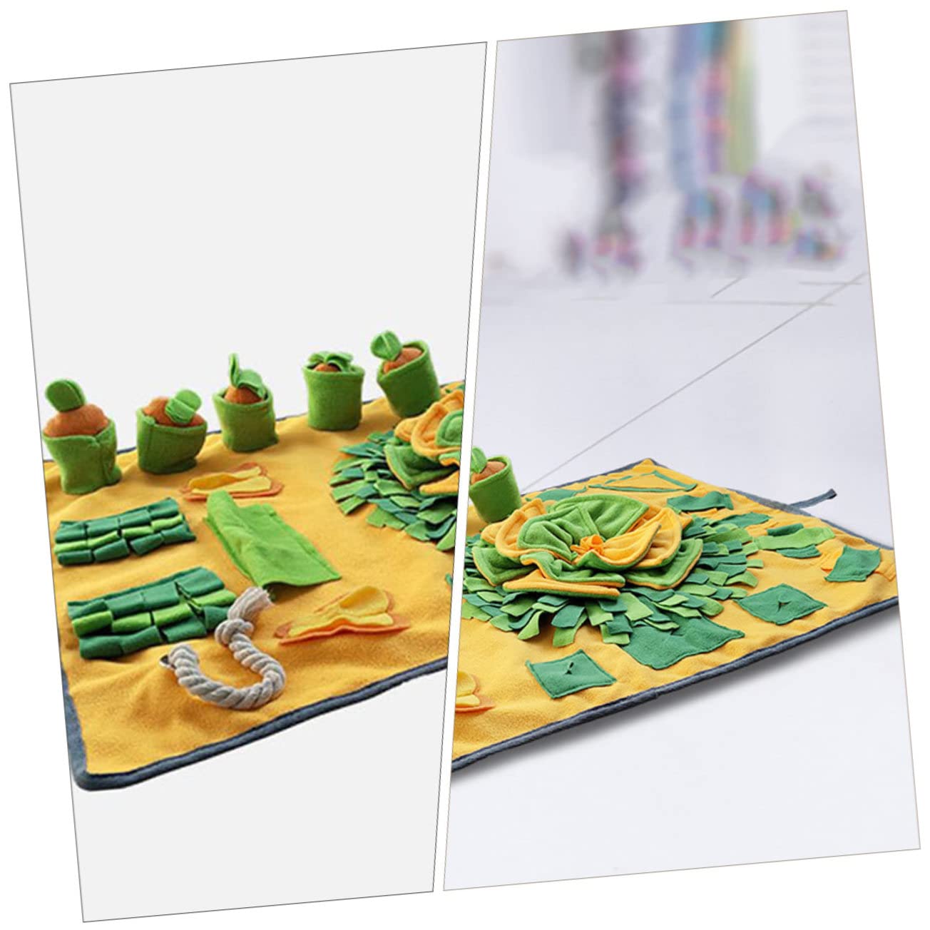 Toyvian Tapis De Fouille pour Chien Tapis De Recherche De Nourriture Antidérapant Accessoire pour Maison