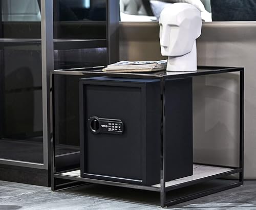 Miniatura 2 de RPNB Caja fuerte y con cerradura de lujo, caja de seguridad con teclado digital, caja fuerte pequeña de aleación de acero, bloqueo de teclado,