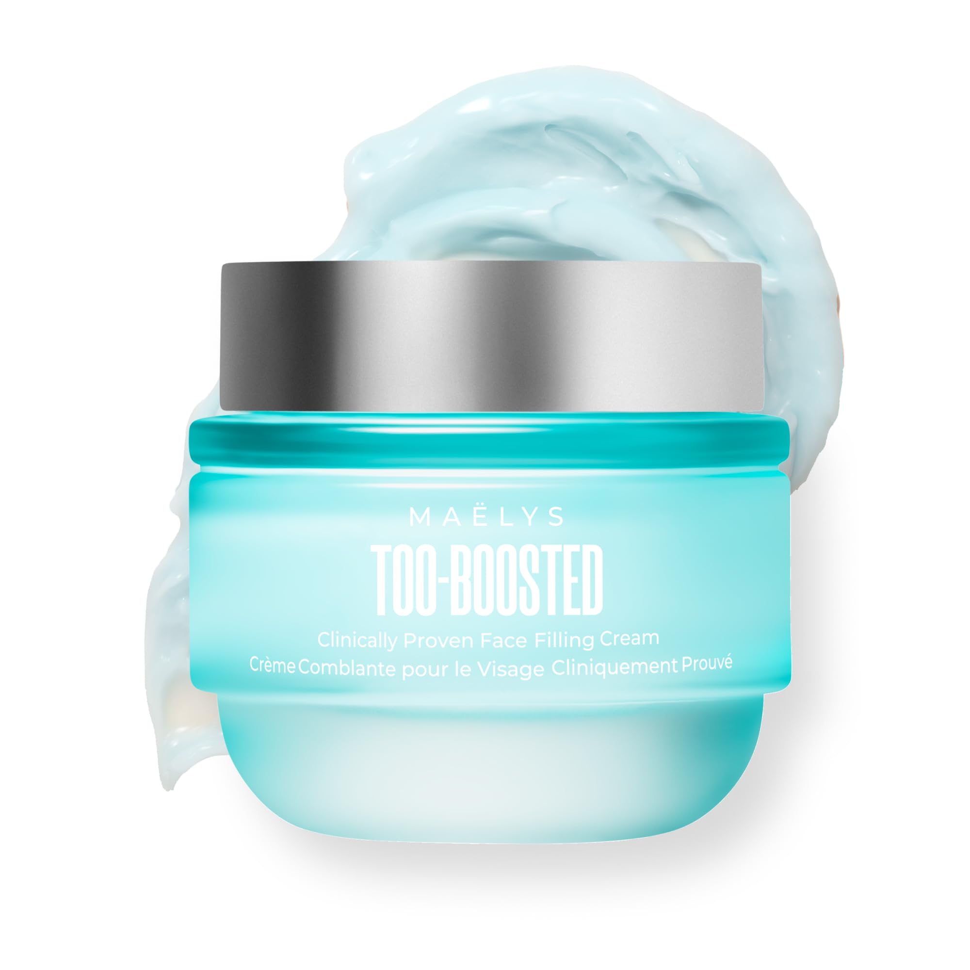MAËLYS TOO-BOOSTED Face Filling Cream - Hydrating Facial Moisturizer with Hyaluronic Acid for Visibly Plumper Skin - Clinically Tested Anti Aging Face Cream for Women (1.0 Fl Oz)