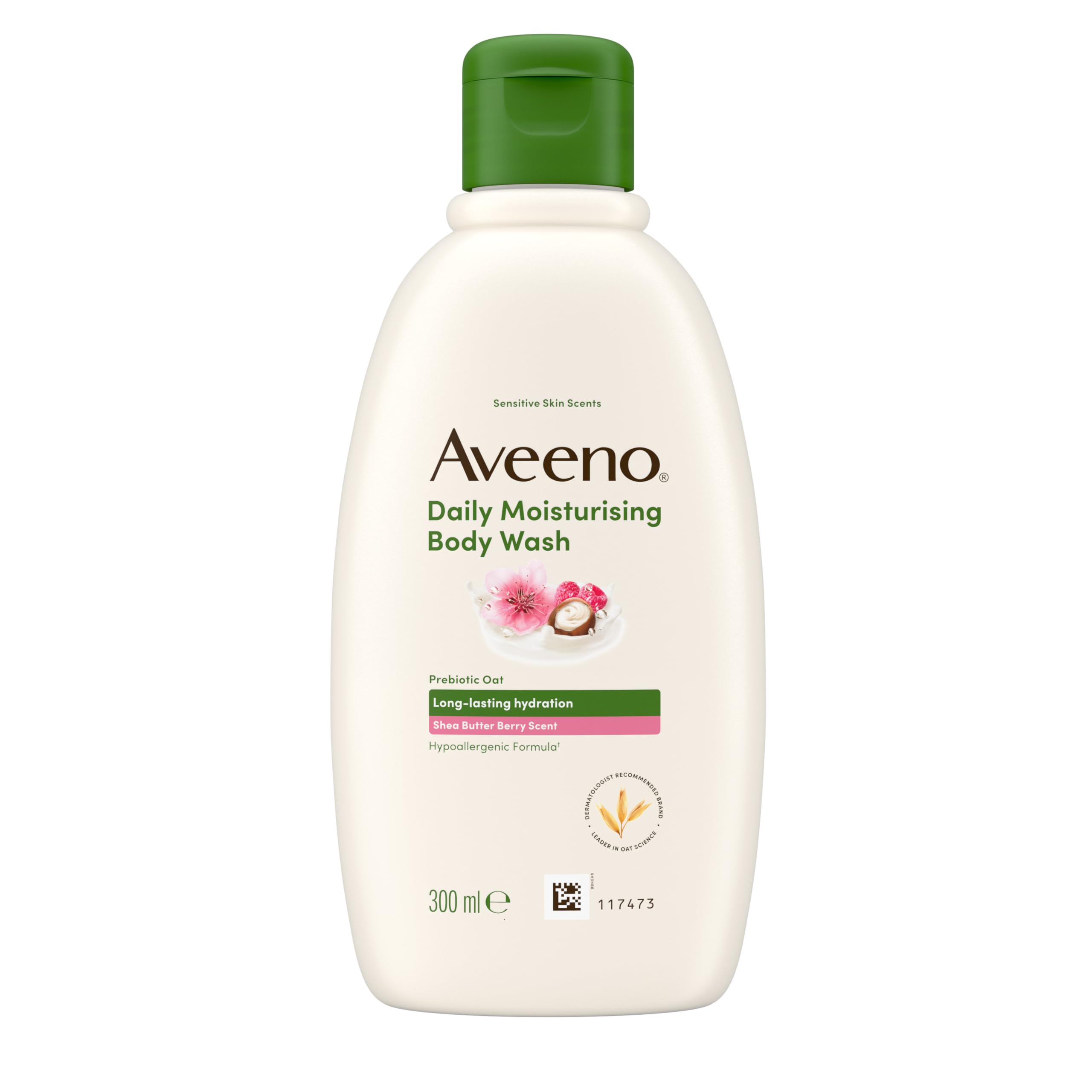 Aveeno Daily Moisturizing Shea & Berries Wash 300ml