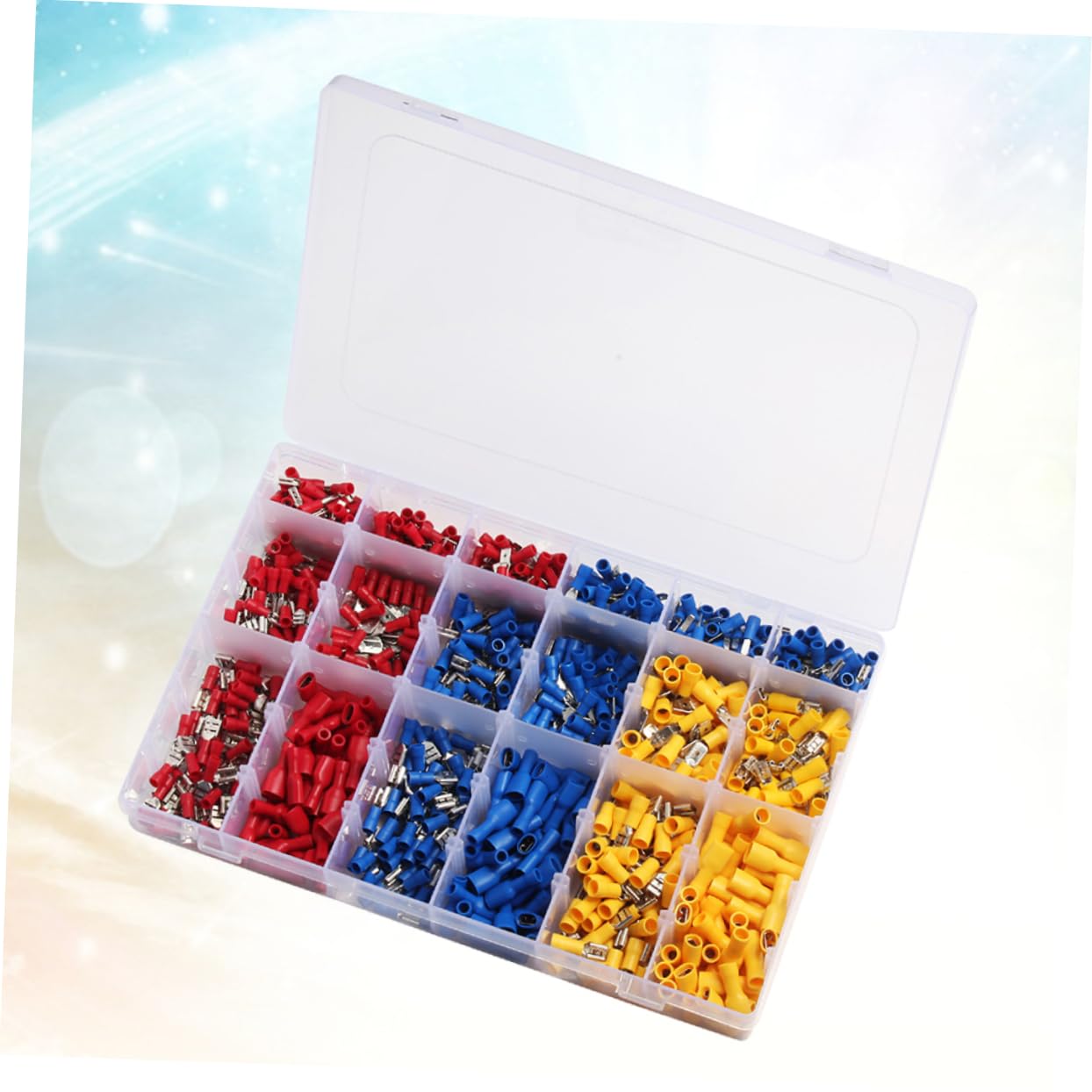 900pcs Assorted Electrical Insulated Crimp Terminal Connectors Car Battery Terminal Connector Kit Wire Set