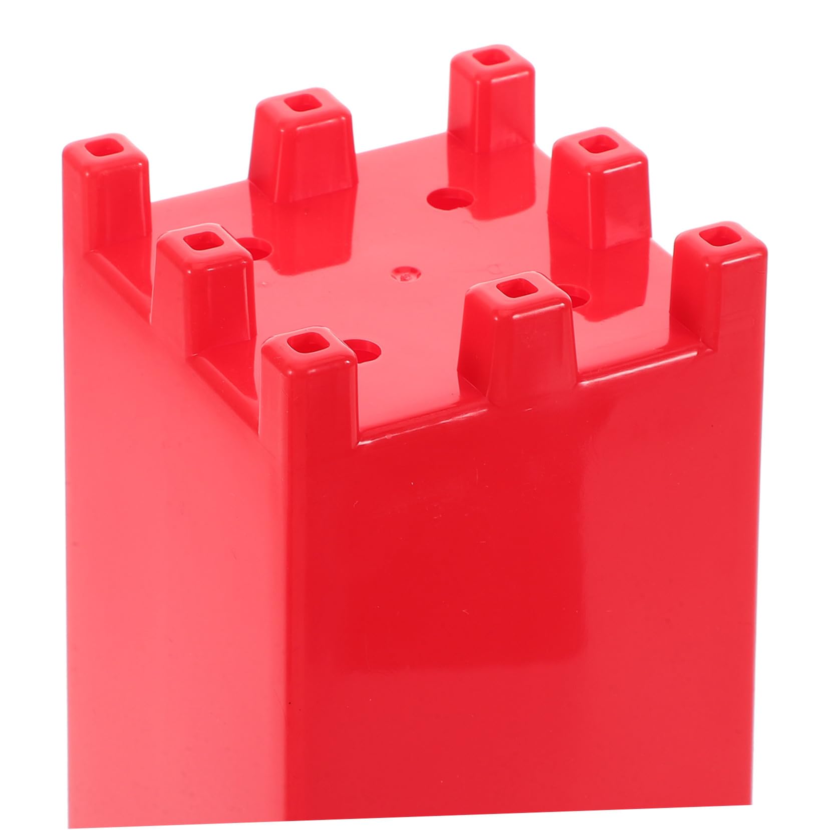 Juego de Moldes para Ladrillos de Nieve Resistente Heladas para Niños , Molde de Plástico Rojo Adecuado para Jugar al Aire Libre en Invierno