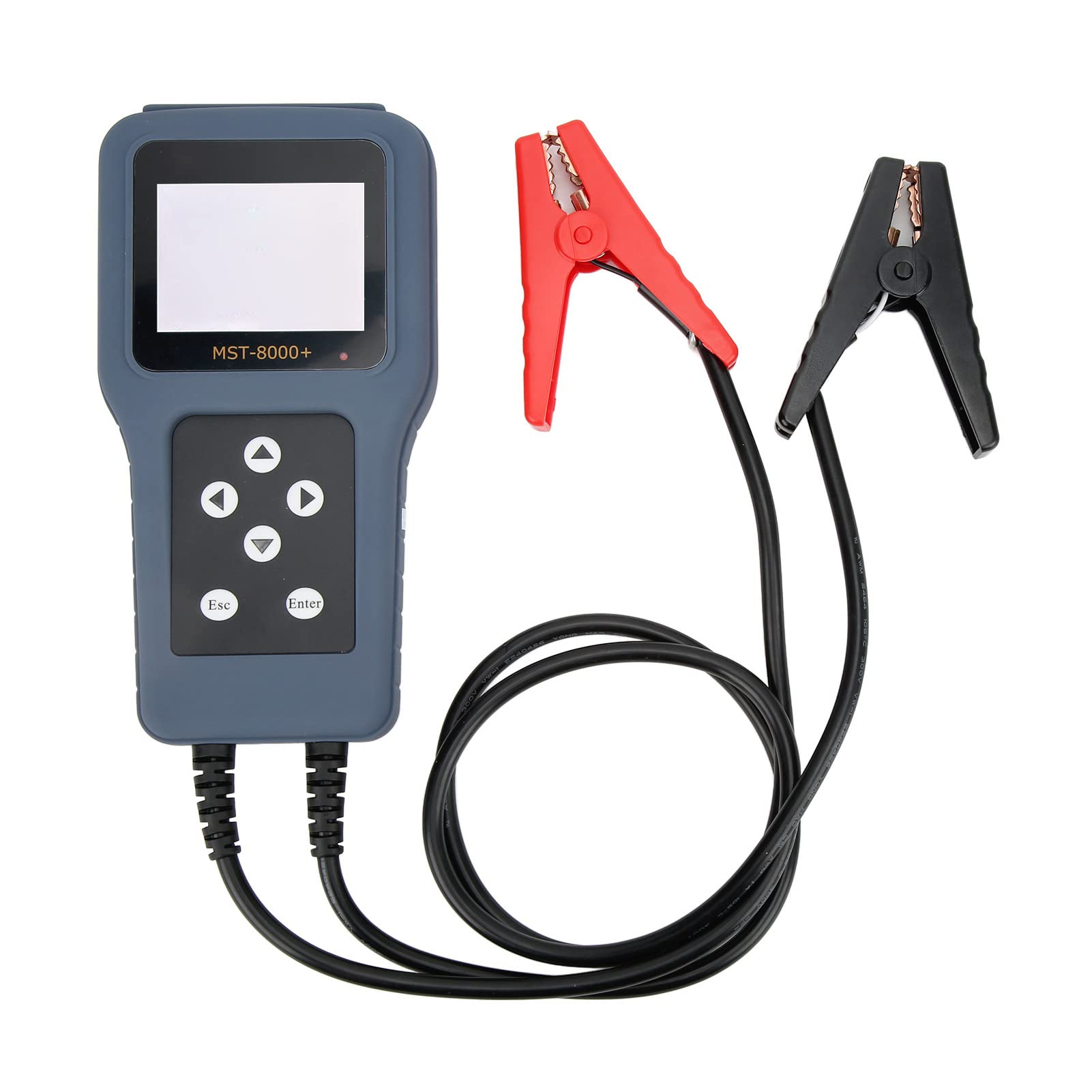 Ejoyous Batterietester ABS Digitaler Batterieanalysator 12V 24V 100 Bis 1700 CCA 3,2-Zoll-TFT-Bildschirm Testet Batterie-Startladesysteme für Autowerkstätten, Mechaniker