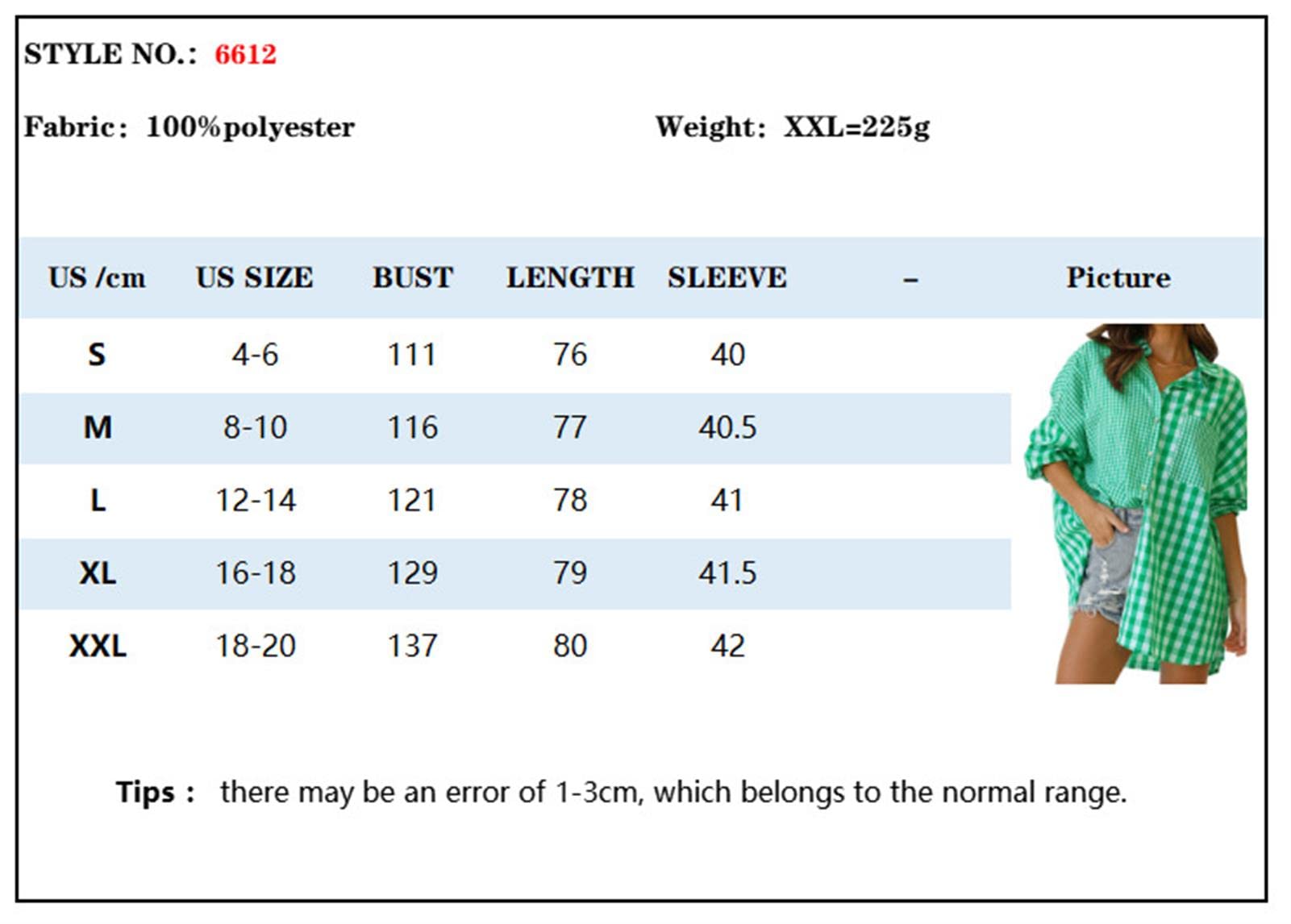 Camisas Mujer Otoño/Invierno Loose Fit Casual Plaid Shacket con Bolsillos Blusas de Solapa de Manga Larga Outwear (Pink L)