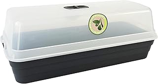 Zimmergewächshaus Anzuchtkasten 50cm x 23cm x 19cm aus recycletem Kunststoff (1)