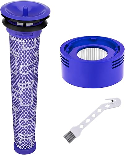 Miniatura 10 de Filtro de repuesto V8 V7 para Dyso.n V8 Animal V8 Absolute V8 Motorhead SV10 V7 Animal Aspiradora inalámbrica de palo, 4 filtros de poste HEPA+4