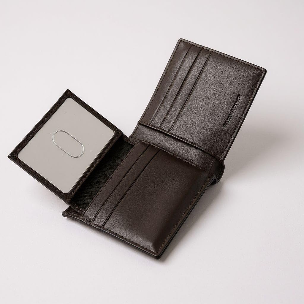 MAVARA Mens Wallet – Durable Slim Minimalist Wallet for Men – 100% Genuine Leather Bifold Mens Wallets Leather with Removable ID Holder – Thin Card Holder Wallet for Cash & Credit Cards - Image 4