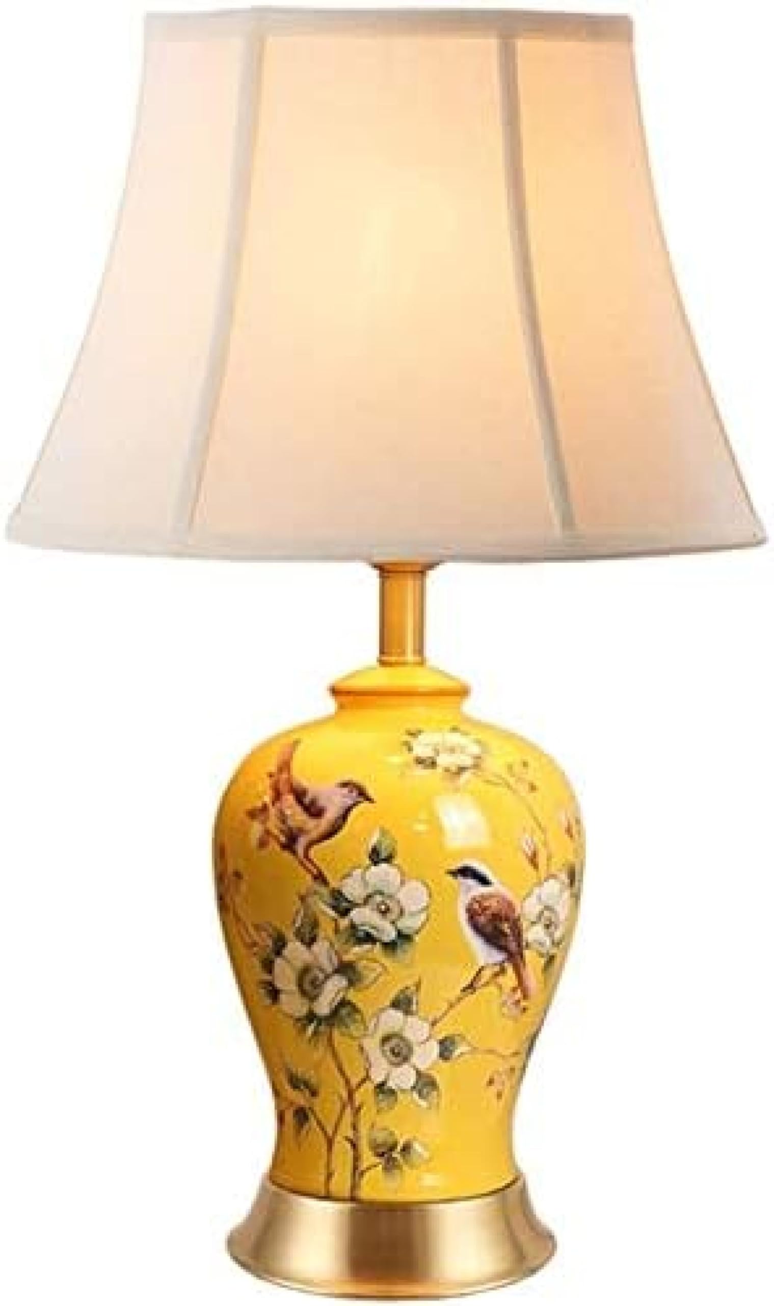 SGKOMN Ceraable Lamp Bedroom Bedside Lamp New Chinese Oriental Table Lamp Creative Decoration Table Lamp Living Room E-E